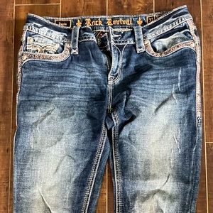 Women’s rock revival jeans size 31 x 32 boot cut
